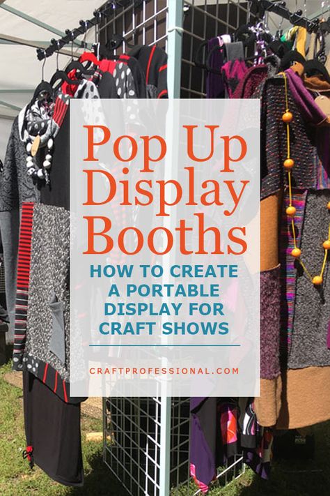 Apparel Vendor Booth Ideas, Tshirt Booth Display Ideas Vendor, Portable Displays For Craft Shows, Clothing Booth Display Ideas, Tshirt Vendor Booth Display Ideas, Clothing Pop Up Shop Ideas, Vendor Events Displays, Clothing Booth Display, Home Decorating Ideas Living Room