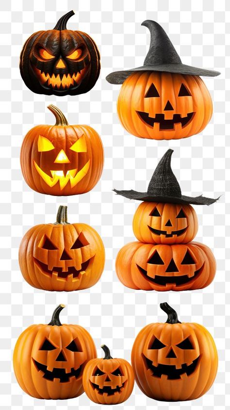 Halloween Images Backgrounds, Pumpkin Reference, Aesthetic Pngs, Jack Lantern, Spooky Png, Halloween Post, Halloween Elements, Prompt List, Jack O Lanterns