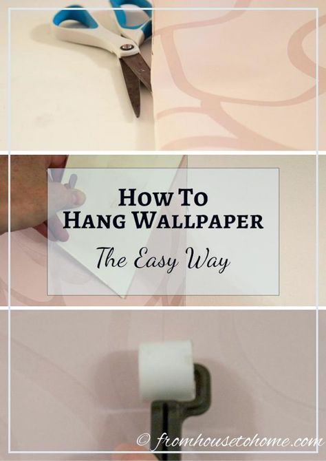 Wallpaper Hanging, Diy Gifts For Christmas, Hang Wallpaper, Hanging Wallpaper, Wallpaper Application, Diy Decorating Ideas, Paint Walls, Creative Wall Painting, Half Bathrooms