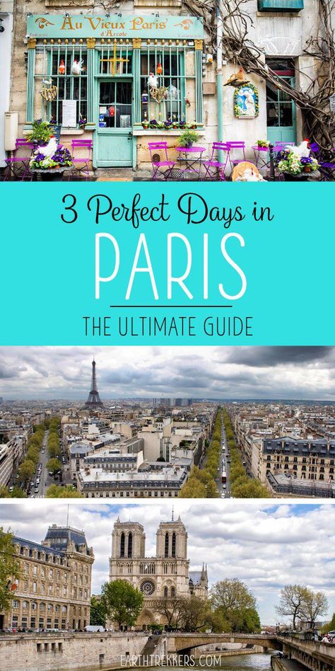 Paris Sights, 3 Days In Paris, France Itinerary, Paris Itinerary, Paris Travel Tips, Paris France Travel, France Travel Guide, Paris Travel Guide, Paris Vacation