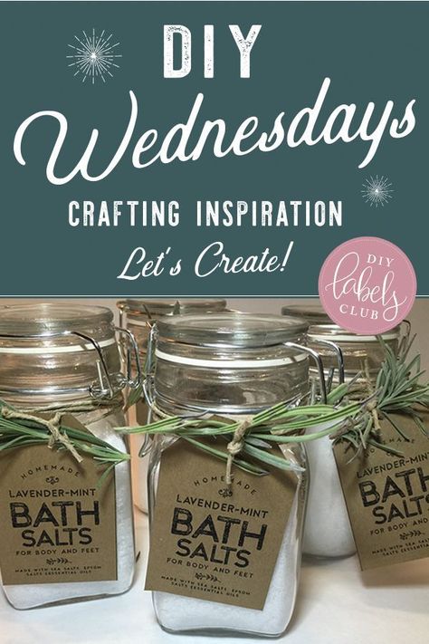 Join us for DIY Wednesdays where I will share tutorials, recipes and inspiration for DIY enthusiasts!  #DIY #DIYprojects #printables #bathandbody #homeorganization #diylabels Diy Soap Labels, Labels Free Printable, Handmade Teacher Gifts, Holiday Soap, Loofah Soap, Diy Labels, Soap Labels, Labels Printables Free, Diy Halloween Projects