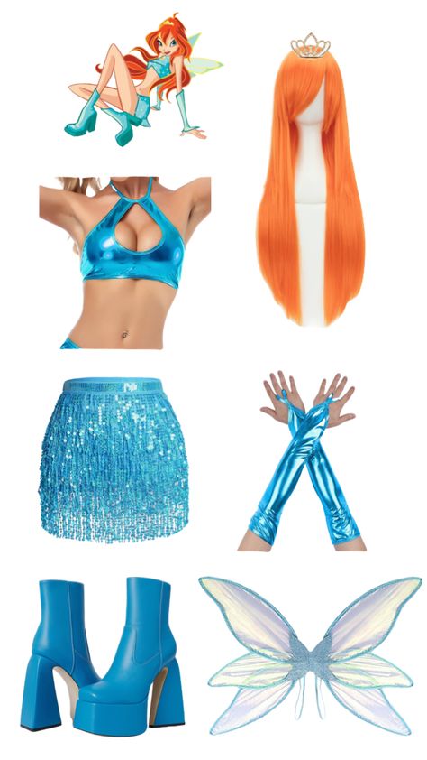 #winxclub #bloom #costume #cosplay #outfit #rave #coachella Bloom Costume, Outfit Rave, Festival Guide, Costume Cosplay, Winx Club, Monster High, Halloween Costumes, Festival, Halloween