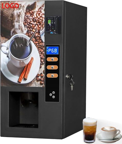 ☕Automatic Cup Drop System and Drink Offerings: DIOSTA automatic coffee naker machine has a cup dispenser, automatically providing cups for customers. And this coffee vending machine Coffee Maker can offer three types of hot drinks, providing variety for customers. ☕Ingredient Canister Capacity and Water Supply: The ingredient canisters in this coffee maker have a capacity of 2.5 liters each. There are three ingredient canisters available, allowing for more drink options. Chocolate Milk Powder, Turkish Coffee Maker, Coffee Dispenser, Coffee Vending Machines, Cup Dispenser, Coffee Maker Machine, Coin Operated, Flavored Drinks, Drink Dispenser