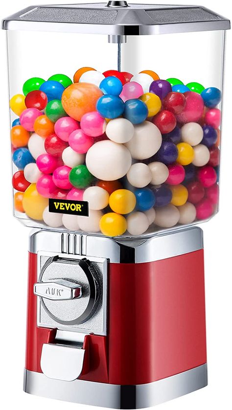 Amazon.com: VEVOR Vending Machine, Classic Gumball Bank, Huge Load Capacity Candy Gumball Machine, Mini Vending Machines, Gumball Dispenser Machine for Kids, Perfect for Birthdays, Christmas and Kiddie Parties : Industrial & Scientific Candy Vending Machine, Gumball Dispenser, Mini Vending Machine, Dubble Bubble, Bouncy Balls, Valentines Patterns, Gumball Machine, Business Money, Red Candy