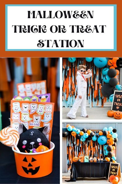 Create a fun trick or treat station this Halloween! #ad #orientaltrading School Trick Or Treat Stations, Trick Or Treat Station Ideas, Trick Or Treat Station, Halloween Handout, Diy Photo Backdrop, Halloween 2022, Creative Costumes, Halloween Vibes, Trunk Or Treat