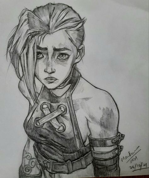 Art Reference Poses Mirror, Procreate Character Drawing, Arcane Jinx Drawing, Jinx Drawing Sketch, Jinx Arcane Sketch, Jinx Drawing Pencil, Hand On Shoulder Drawing, Jinx Sketch Art, Person Screaming Drawing