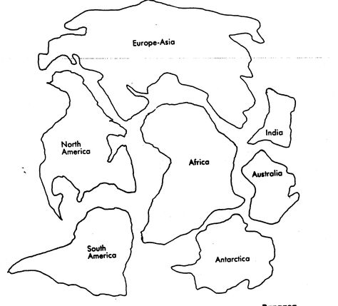 Pangaea puzzle pieces Pangaea Map, Pangaea Puzzle, World Map Coloring Page, Toy Story Coloring Pages, Science Printables, Puzzle Worksheet, Ocean Coloring Pages, Continental Drift, Continents And Oceans