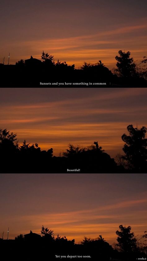 A prelude to dawn Movie Night Photography, Lit Captions, Sunset Captions For Instagram, Sunset Captions, Nature Photography Quotes, Sunset Quotes Instagram, Sky Quotes, Romantic Quotes For Her, Instagram Picture Quotes