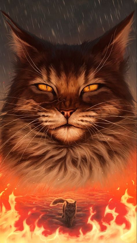 Tigerclaw Warrior Cats, Warrior Cats Tigerstar, Tigerstar Warrior Cats, Warrior Cats Series, Warriors Art, Mystical Animals, Fandom Drawing, Warrior Cats Fan Art, Warrior Cat Drawings