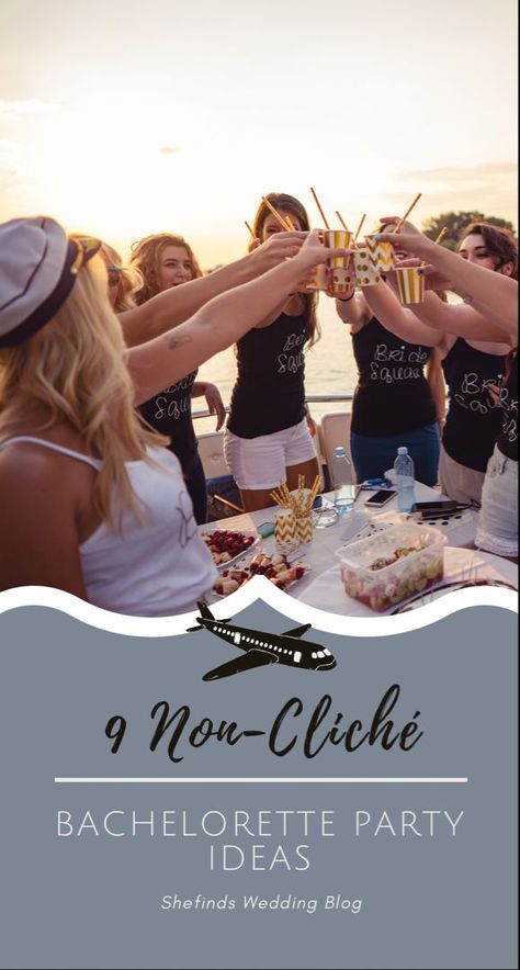 Creative Bachelorette Party Ideas, Bachelorette Party Activities, Best Bridal Shower Gift, Bridesmaid Tips, Bachelorette Party Photo, Destination Wedding Caribbean, Bachelorette Party Planning, Party Names, Vogue Wedding