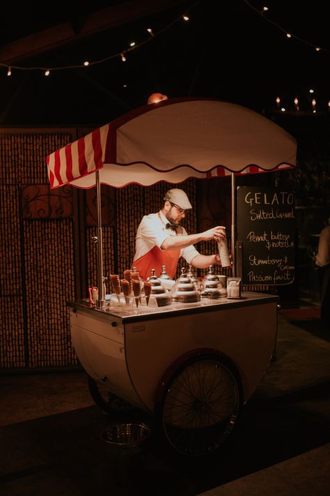 Bianco Latte Gelato cart for dessert! Delicious! Gelato Cart, Wedding 2025, Wedding Styling, Wedding Desserts, Wedding Celebration, Styling Ideas, Styled Shoot, Celebrity Weddings, Cleveland