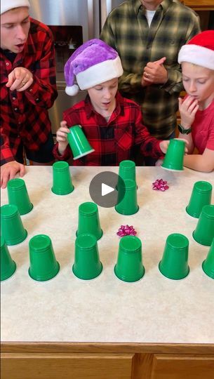 Classroom Games For Christmas Party, Christmas Bow Memory Game, Christmas Bow Games For Family, Fun Christmas Games For Family Free Printable, Christmas Bow Games For Kids, Christmas Flip Cup Game, Christmas Party Prize Ideas, Christmas Games Toddlers, Christmas Games With Cups