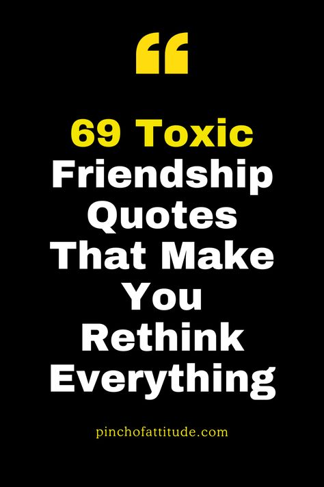 Is your friend constantly bringing you down? 🙅‍♀️ It's time to recognize when toxic friendships are taking a toll on your mental health. 🚫 Learn how to spot the red flags and set boundaries like a boss! 💪 Check out these powerful toxic friendship quotes and give yourself the reminder that your peace matters more than fake loyalty. #ToxicFriendships #ToxicFriendshipQuotes #ToxicRelationships #FriendshipBadQuotes #ToxicRelationships #ToxicRelationshipQuotes Deep Toxic Quotes, Leaving Toxic Friendships Quotes, Quotes About Bad Friends Toxic People, Healing From Toxic Friendships, Narcissistic Friendship Quotes, No Longer Friends Quotes Letting Go, Surface Level Friendships Quotes, Toxic Relationship Quotes Letting Go Lessons Learned, Priorities Quotes Friendship