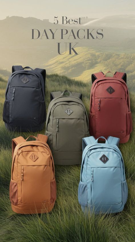 Image of five versatile daypacks, featuring durable and stylish designs ideal for hiking, camping, and outdoor adventures in the UK. Perfect choice for women looking for reliable backpacks or rucksacks. Best Parka, Camping Heater, Best Campervan, Pet Camping, Best Electric Bikes, Inflatable Sofa, Heated Gloves, Heated Jacket, Jackets Uk