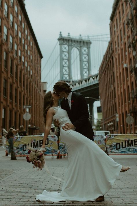 Dumbo Wedding Photos, Elope New York, New York City Wedding Photos, Brooklyn Elopement, Film Style Photography, Nc Elopement, Editorial Elopement, New York Elopement, Nyc Wedding Photos