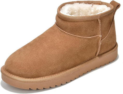 𝗣𝗿𝗲𝗺𝗶𝘂𝗺 𝗦𝘂𝗲𝗱𝗲 𝗠𝗮𝘁𝗲𝗿𝗶𝗮𝗹: These ankle boots for women are crafted from genuine suede, offering both luxury and durability. Perfect for braving winter conditions while maintaining a stylish look. 𝗪𝗮𝘁𝗲𝗿-𝗥𝗲𝘀𝗶𝘀𝘁𝗮𝗻𝘁 𝗧𝗲𝗰𝗵𝗻𝗼𝗹𝗼𝗴𝘆: Designed as winter boots for women, these boots provide excellent protection against moisture, ensuring your feet stay dry and comfortable in cold, wet conditions. 𝗣𝗹𝘂𝘀𝗵 𝗙𝗮𝘂𝘅 𝗙𝘂𝗿 𝗟𝗶𝗻𝗶𝗻𝗴: The interior is lined with sof Trending Shoes For Women, Winter Boots For Women, Women's Ankle Boots, Fur Boots, Winter Boots Women, Womens Ankle Boots, Boots For Women, Winter Shoes, Suede Ankle Boots