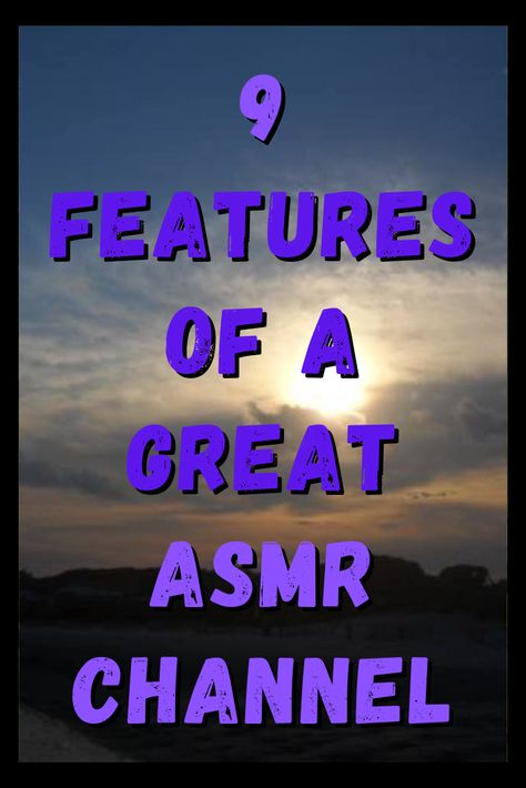 Asmr Ideas List, How To Choose A Youtube Channel Name, How To Start An Asmr Channel, Audio Free Asmr, Asmr Ideas, Asmr No Talking, Youtube Asmr, Alcohol Free Wine, Content Creating