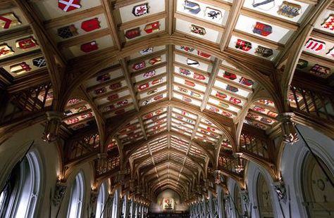 Windsor Castle Fire, Windsor Castle Interior, St Georges Hall, Wedding Reception Hall, Castle Interior, State Room, St Georges, Castles Interior, Reception Hall