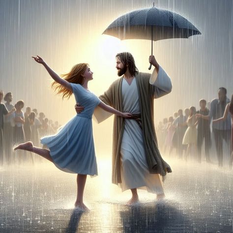 Jesus And Daughter, Dancing With Jesus, Jesus Smiling, Jesus Love Images, Spiritual Pictures, Church Aesthetic, Gods Princess, Jesus Artwork, Pictures Of Christ