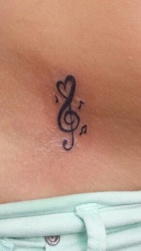 My new tattoo on my hip! Music is a huge part of my life. Music Tattoo Designs Behind Ear, Matching Musical Tattoos, Music Is The Answer Tattoo, Aesthetic Music Tattoos, Music Tattoo Behind Ear, Music Notes Behind Ear Tattoo, Singing Tattoo Ideas, Cute Music Tattoos, Musical Tattoos For Women