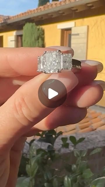 Audrey Nicole Diamonds | OC + LA’s Premier Private Jeweler on Instagram: "This 5 carat ring has a 3 carat center stone and two one carat side stones—created for a special anniversary❤️

#jewelrywithapurpose✨ #engagementrings #engagementring #engagemeent #engyatgementringinspo #engagementringshopping" 5 Carat Ring, Shop Engagement Rings, 3 Carat, Anniversary Rings, Diamonds, Engagement Rings, Ring, Stone, On Instagram