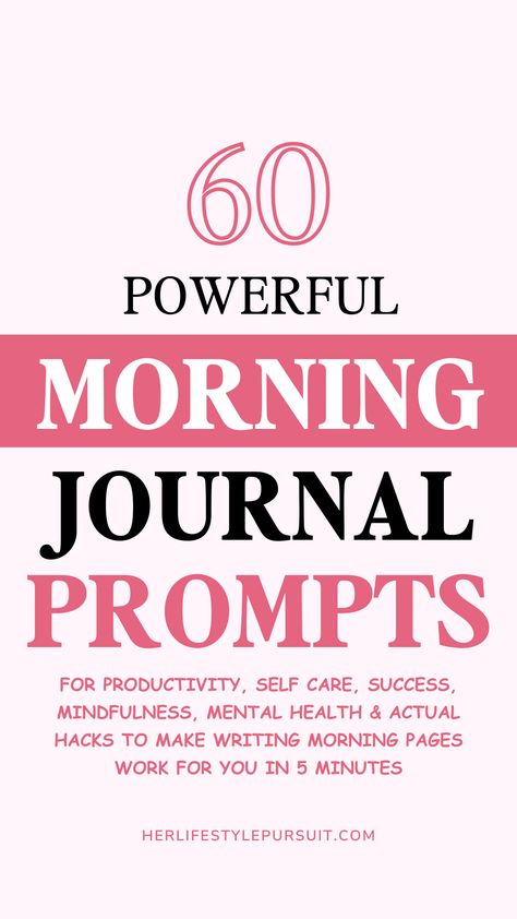 Image showcasing 60 deep morning journal prompts for mindfulness and daily writing therapy, encouraging productivity and personal growth. Simple Morning Journal Prompts, Unique Journal Prompts, Journaling Prompts For Healing, Journal Prompts Fun, Journal Prompts For Self Love, Prompts For Self Love, Journal Prompts For Healing, Prompts For Healing, Fun Writing Prompts