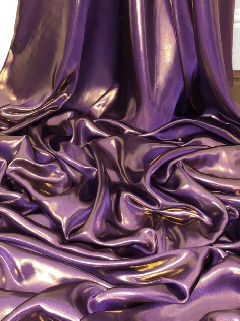 Upholstery Bed, Liquid Satin, Shiny Fabric, Abaya Designs, Craft Wedding, Purple Fabric, Dress Crafts, Wet Look, Dress Evening