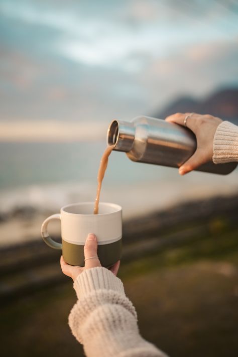 the only tumbler you'll ever need Mountain Camping, Make Coffee, Bottle With Straw, Get Happy, How To Make Coffee, Tumbler With Handle, Water Bottle With Straw, Coffee Cozy, Insulated Water Bottle