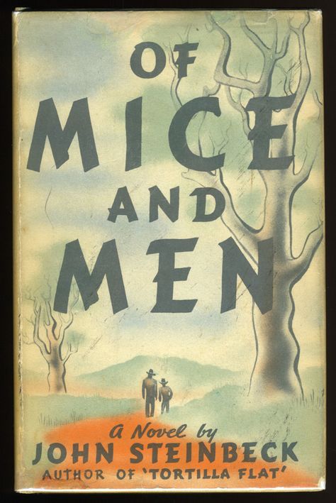 Of Mice And Men by John Steinbeck, first edition - Fonts In Use Mice And Men, Secondary Ela, John Steinbeck, Book Catalogue, Little Library, Of Mice And Men, American Literature, Book Writer, Novel Studies