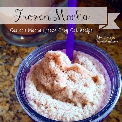 We often shop at Costco and of course we LOVE to hit up the food court.  While the kids can never pass up the frozen yogurt swirl, I am addicted to the Mocha Freeze.  I was really wanting some iced coffee today and decided to try my hand at a Mocha Freeze Copy Cat Recipe.  … Costco Mocha Freeze Recipe, Costco Recipes, Copy Cat Recipe, Clean Eating Detox, Costco Meals, Coffee Mocha, Mocha Recipe, Frozen Coffee, Coffee Today