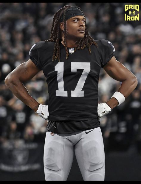 Davante Adams Raiders, Oakland Raiders Wallpapers, Oakland Raiders Fans, Raiders Players, Davante Adams, Raiders Wallpaper, Junkyard Dog, Oakland Raiders Football, Black Male Models