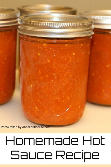 Habanero Hot Sauce Canning, Canning Hot Pepper Sauce, Canning Pepper Sauce, Hot Pepper Sauce For Canning, How To Can Hot Sauce, Canned Hot Salsa Recipe, Canned Habanero Hot Sauce, How To Make Your Own Hot Sauce, How To Make Hot Sauce From Fresh Peppers