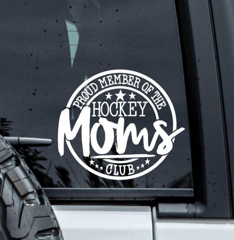 Hockey Decals, Goalie Mom, Hockey Mom Gifts, Mom Car, Hockey Gifts, Truck Stickers, School Lockers, Truck Decals, Moms Club