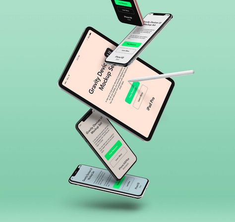 Free Gravity UI Responsive Devices Mockup (PSD) Iphone Mockup Free, Device Mockup, Mobile Mockup, Web Mockup, Website Mockup, Ipad Mockup, Invitation Mockup, Responsive Website Design, Phone Mockup