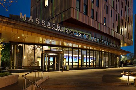 Massachusetts College Of Art And Design, Future Collage, Architecture College, Creative Economy, Student Housing, School Of Art, Design Aesthetic, Colleges And Universities, Art And Design