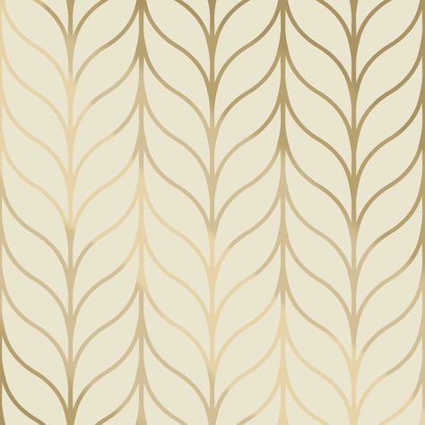 Cream And Gold Wallpaper, Tapete Gold, Wallpaper Art Deco, Flat Background, Art Deco Bedroom, Most Beautiful Wallpaper, Modern Appliances, Living Room Partition, Art Deco Wallpaper