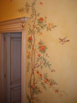 Ceiling Murals, Wall Murals Painted, Wall Painting Decor, Wall Drawing, Closet Door, Painted Wall, Mural Wall Art, Stencils Wall, Dream House Decor