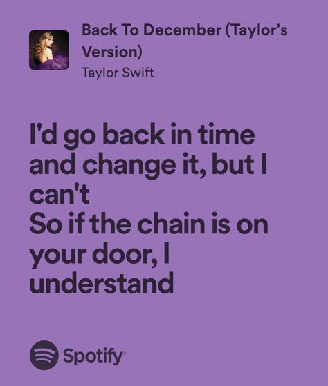 Back To December Taylor Swift Lyrics, Back To December Lyrics, Back To December Taylor Swift, December Taylor Swift, December Lyrics, Morgan Matson, Back To December, Music Girl, Taylor Swift Speak Now