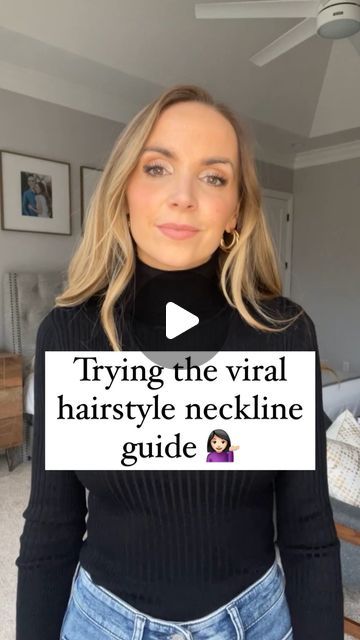 298K views · 7.6K likes | Merrick White / Style Educator on Instagram: "I get questions all the time about how to style your hair with various necklines.  There’s a viral guide going around, but I chose the hairstyles I do most often with these necklines (certainly not every time).  What do you think? Do you ever do these hairstyles with these necklines? Want to see a part 2??  Comment below with the word LINK and I’ll send you a DM with links to all these tops! ❤️  #getdressedwithmerrick" Neckline Guide, Back Tuck, Hair Guide, Personal Style Inspiration, Go Around, Blazer Outfits, Clothing Hacks, How To Style, White Style