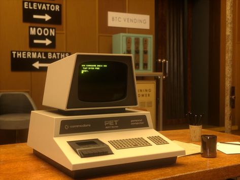 70s Futurism Aesthetic, 70s Technology Aesthetic, Retro Futurism Office, Space Age Office, 70s Retro Futurism, 70s Office Aesthetic, Retro Office Design, 70s Space Aesthetic, 70s Tech