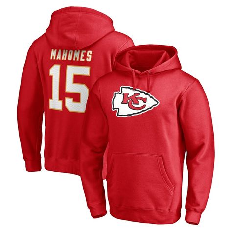 Patrick Mahomes is your favorite player, and for good reason. Show him your support by grabbing this Kansas City Chiefs Player Icon Name & Number Pullover Hoodie from Fanatics Branded. It features bold Kansas City Chiefs and Patrick Mahomes graphics, so no one will be able to question where your allegiance lies every time you rock this sweet gear. Chiefs Super Bowl, Chiefs Game, Nfl Kansas City Chiefs, Patrick Mahomes, Travis Kelce, Red Hoodie, Kansas City Chiefs, Big & Tall, Big And Tall