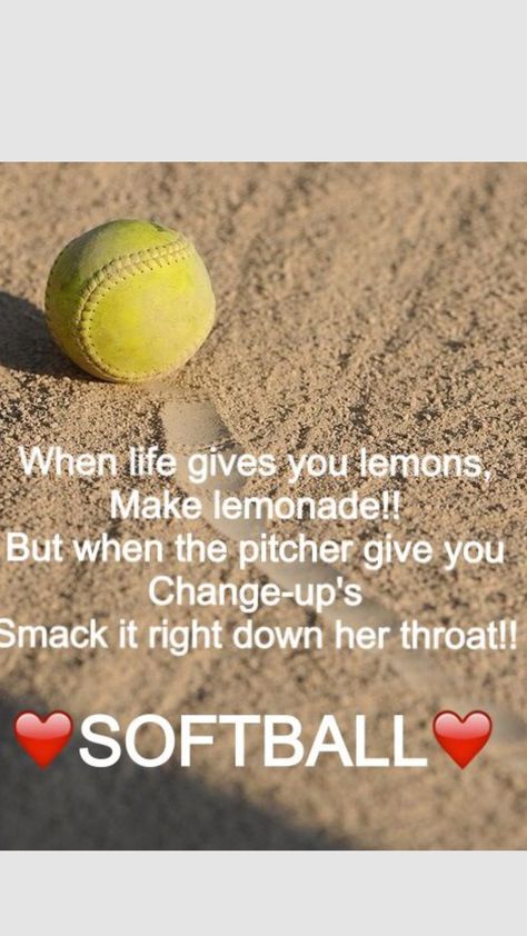 Softball Quotes Motivational, Fastpitch Softball Quotes, Softball Rules, Motivational Games, Softball Memes, Sports Quotes Softball, Softball Funny, Softball Quotes, Fastpitch Softball