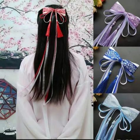 Cosplay Hair Accessories, Hanfu Hair, Ribbon Tassel, Cosplay Hair, Chinese Hairstyle, Bridal Hair Clip, Hair Ribbon, Fairy Dress, Hair Accessories For Women