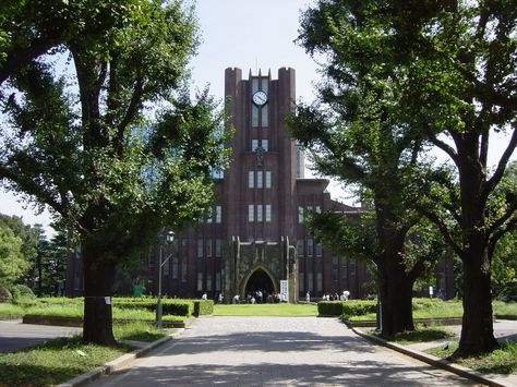 Tokyo University Campus! #tokyo #university Kyoto University Aesthetic, Kyoto University, Beautiful University, Tokyo University, Dream University, Norwegian Wood, International University, Japan Trip, College Campus