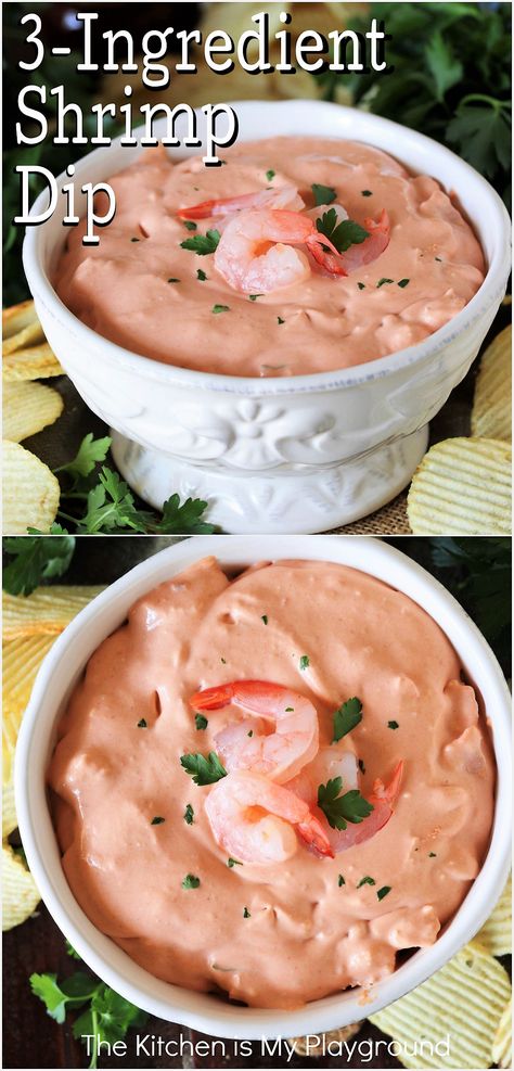 Bowl of 3-Ingredient Shrimp Cocktail Dip Shrimp Cocktail Dip Recipe, Tiny Shrimp Dip, Leftover Shrimp Cocktail Recipes, Prawn Dip, Shrimp Appetizers For Party Finger Foods, Shrimp Dip Recipe, Shrimp Appetizers Easy, Shrimp Dip Recipes, Shrimp Appetizer Recipes