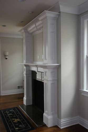 Custom Fireplace mantles, build-ins - traditional - living room - new york - Trim Team NJ Build Ins, Fireplace Mantel Designs, Living Room New York, Fireplace Mantles, Mantel Design, Living Room Arrangements, Custom Fireplace, Fireplace Remodel, Home Fireplace