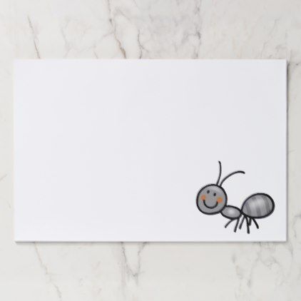 #funny - #cute ant cartoon paper pad Ant Tattoo Small Cute, Cute Ant Cartoon, Ant Tattoo Cute, Ant Doodles, Ant Cartoon, Ant Tattoo, Ant Insect, Animals Drawing, Cartoon Paper