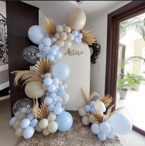 Baptism Ideas Boys Decoration, Christening Decorations Boy, Bautizo Ideas Boy Decoration, Baby Boy Baptism Ideas, Baby Boy Christening Decorations, Boy Christening Decorations, Decoration Communion, Boho Baby Boy, Safari Baby Shower Boy