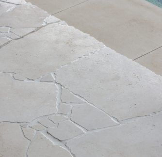 Cream Limestone, Mosaic Pool Tile, Paver Blocks, French Cream, Crazy Paving, Paver Tiles, Paver Stones, Irregular Patterns, Natural Stone Pavers