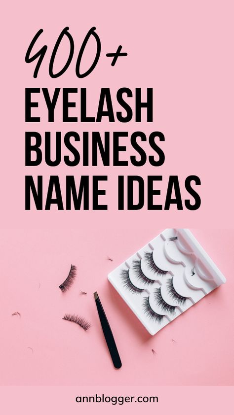 Looking for the perfect name for your eyelash business? Check out this list of 400 unique and creative eyelash business name ideas that will help your brand shine! #EyelashBusiness #LashBiz #BeautyBusiness #BusinessNameIdeas #LashExtensions Cute Names For Lash Business, Lash Buisness Ideas Names List, Eyelash Extensions Names, Instagram Lash Page Name Ideas, Cute Lash Names, Name Lashes Studio, Lash Instagram Name Ideas, Eyelash Brand Name Ideas, Lash Set Names